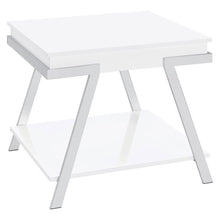 Load image into Gallery viewer, Marcia - Rectangular Side End Table - White High Gloss