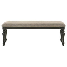 Load image into Gallery viewer, Bridget - Upholstered Dining Bench Stone And Sandthrough - Brown And Charcoal