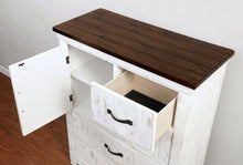 Load image into Gallery viewer, Alyson - Chest - Distressed White / Walnut