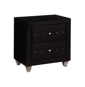 Alzire - Nightstand - Black