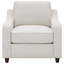 Load image into Gallery viewer, Christine - Upholstered Sloped Arm Accent Chair - Beige