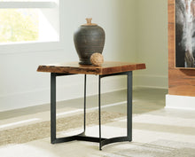 Load image into Gallery viewer, Fortmaine - Brown / Black - Rectangular End Table