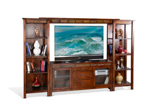 Load image into Gallery viewer, Santa Fe - 76&quot; Entertainment Wall - Dark Brown