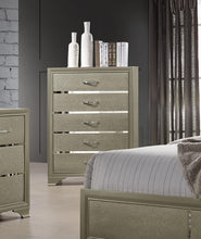 Load image into Gallery viewer, Beaumont - 5-Drawer Bedroom Chest - Champagne