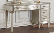 Load image into Gallery viewer, Evangeline - 4-Drawer Vanity Desk Makeup Table - Silver Oak