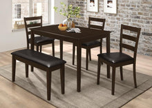 Load image into Gallery viewer, Guillen - 5 Piece Rectangular Dining Table Set - Cappuccino