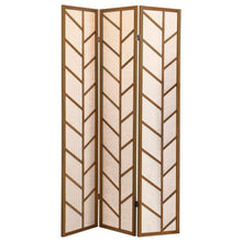 Load image into Gallery viewer, Mila - 3-Panel Room Divider Folding Shoji Screen - Walnut