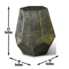 Load image into Gallery viewer, Donato - Hexagon End Table - Gold