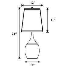 Load image into Gallery viewer, Tenya - Empire Shade Urn Table Lamp (Set of 2) - Silver