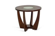 Load image into Gallery viewer, Rafael - End Table With Cracked Glass - Brown