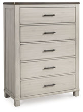 Load image into Gallery viewer, Darborn - Gray / Brown - Five Drawer Chest