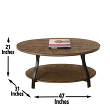 Load image into Gallery viewer, Denise - Oval Cocktail Table - Brown