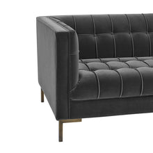 Load image into Gallery viewer, Isaac - Stitch Velvet Loveseat