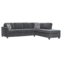 Load image into Gallery viewer, Mccord - Upholstered Track Arm Sectional Sofa - Dark Gray