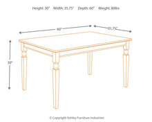 Load image into Gallery viewer, Owingsville - Black / Brown - Rectangular Dining Room Table