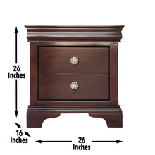 Load image into Gallery viewer, Dominique - Nightstand - Dark Brown