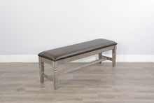 Load image into Gallery viewer, Homestead Hills - Bench, Cushion Seat - Dark Brown