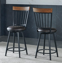 Load image into Gallery viewer, Tyler - Swivel Counter Chair (Set of 2) - Dark Gray