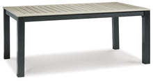 Load image into Gallery viewer, Mount Valley - Black / Driftwood - Rect Dining Table W/Umb Opt