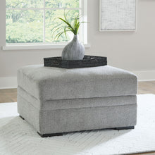 Load image into Gallery viewer, Casselbury - Cement - Ottoman With Storage