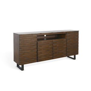 72" Media Console Server - Tobacco Leaf