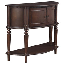 Load image into Gallery viewer, Brenda - 2 Door Demilune Wood Entryway Console Table - Brown