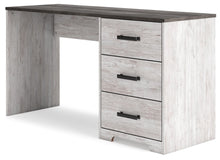 Load image into Gallery viewer, Shawburn - White / Dark Charcoal Gray - Home Office Desk