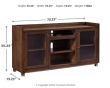 Load image into Gallery viewer, Starmore - Brown - XL TV Stand w/Fireplace Option