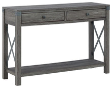 Load image into Gallery viewer, Freedan - Grayish Brown - Console Sofa Table