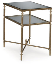 Load image into Gallery viewer, Cloverty - Aged Gold Finish - Rectangular End Table