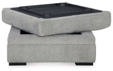 Load image into Gallery viewer, Casselbury - Cement - Ottoman With Storage