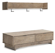 Load image into Gallery viewer, Oliah - Natural - Bench With Coat Rack