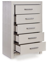 Load image into Gallery viewer, Zyniden - Silver - Five Drawer Chest