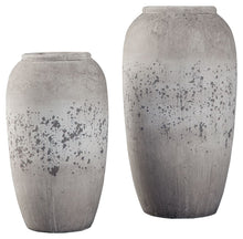 Load image into Gallery viewer, Dimitra - Brown / Cream - Vase Set (Set of 2)