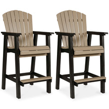 Load image into Gallery viewer, Fairen Trail - Black / Driftwood - Tall Barstool (Set of 2)