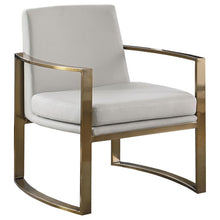 Load image into Gallery viewer, Cory - Upholstered Arched Arm Accent Chair - Cream