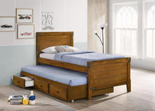 Load image into Gallery viewer, Granger - Wood Twin Storage Captains Bed - Rustic Honey