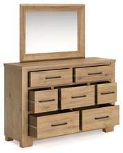 Load image into Gallery viewer, Galliden - Light Brown - Dresser And Mirror