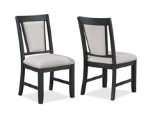 Load image into Gallery viewer, Stevens - Side Chair (Set of 2) - Charcoal &amp; Gray