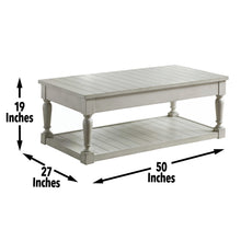 Load image into Gallery viewer, Hemingway - Lift Top Coffee Table - White