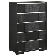 Load image into Gallery viewer, Blacktoft - 5-Drawer Bedroom Chest - Black