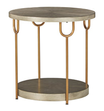 Load image into Gallery viewer, Ranoka - Platinum - Round End Table