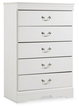 Load image into Gallery viewer, Anarasia - White - Five Drawer Chest