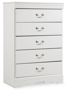 Anarasia - White - Five Drawer Chest