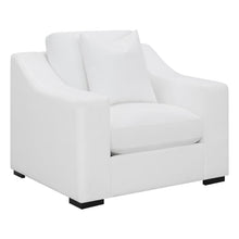 Load image into Gallery viewer, Ashlyn - Upholstered Sloped Arm Accent Chair - White