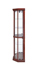 Load image into Gallery viewer, Appledale - 6-Shelf Corner Curio Display Cabinet - Medium Brown