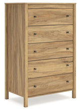 Load image into Gallery viewer, Bermacy - Light Brown - Five Drawer Chest