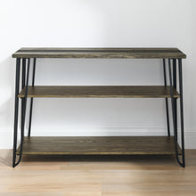 Load image into Gallery viewer, Harper - Sofa Table With Sintered Stone Inlay - Brown