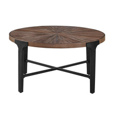 Load image into Gallery viewer, Chevron - Round Cocktail Table - Brown