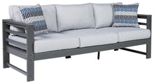 Load image into Gallery viewer, Amora - Charcoal Gray - Sofa With Cushion